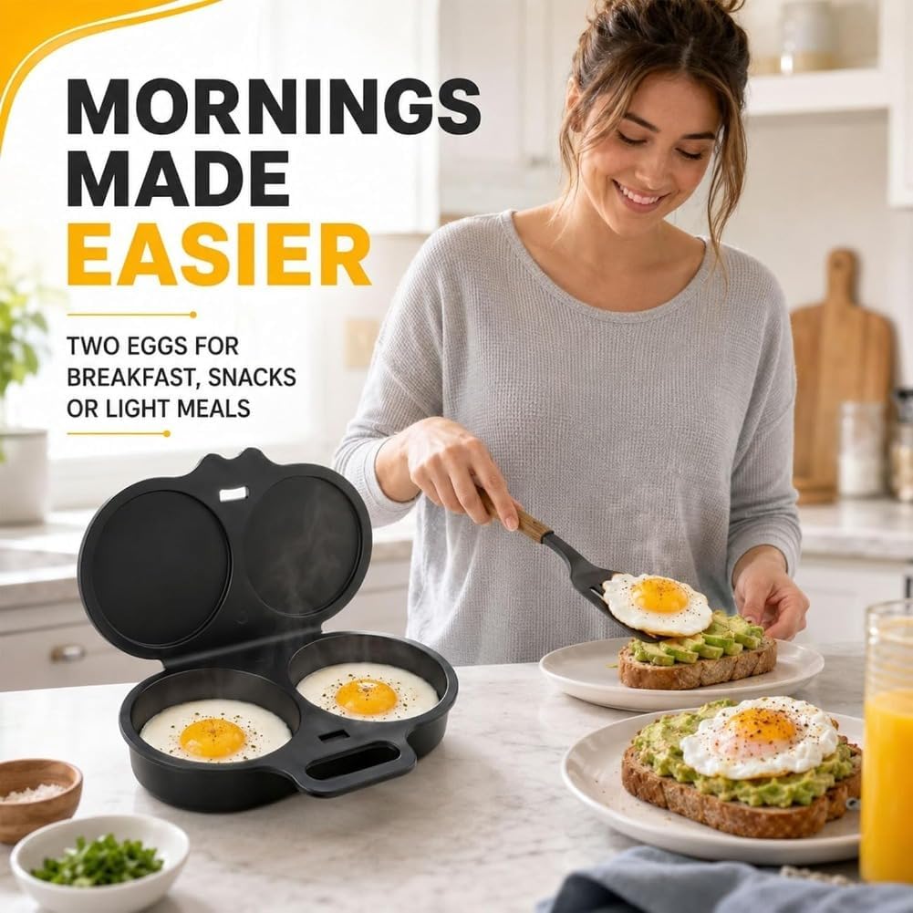 2027 Upgraded Microwave Egg Poacher