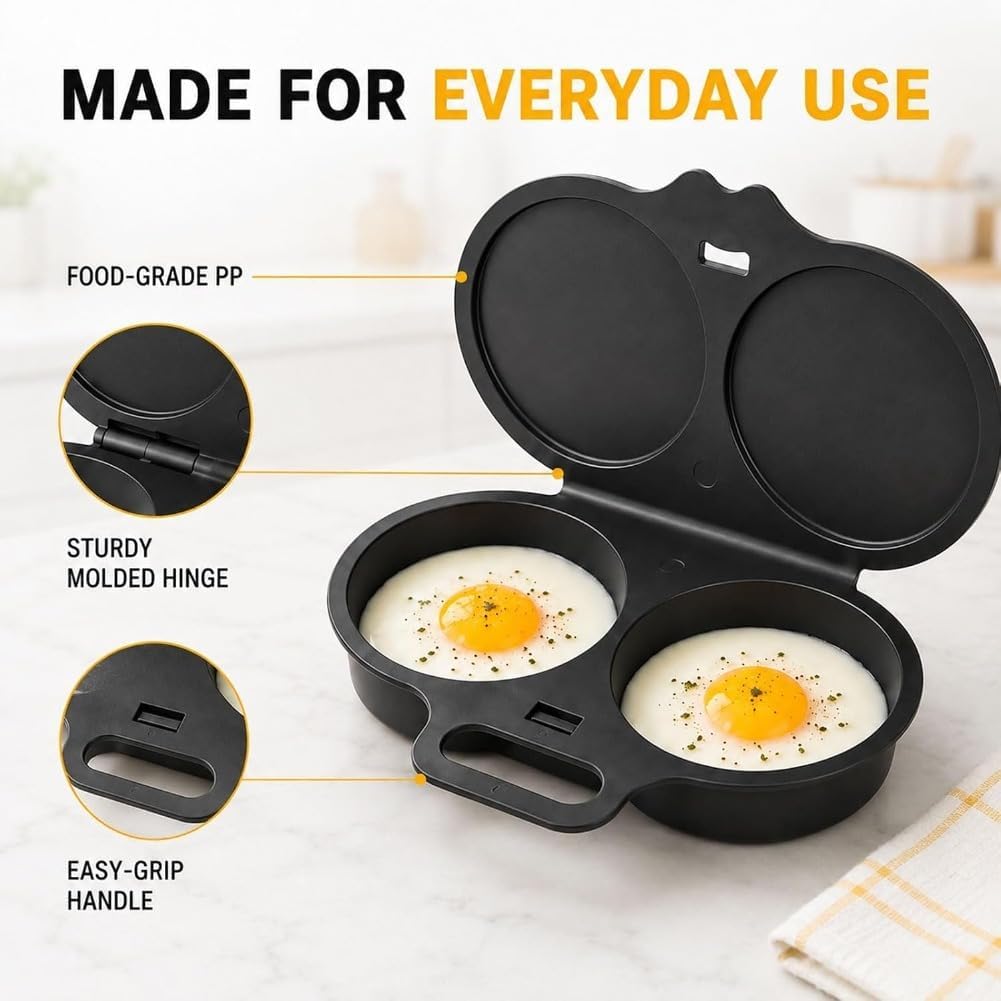 2027 Upgraded Microwave Egg Poacher