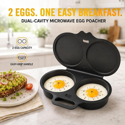 2027 Upgraded Microwave Egg Poacher